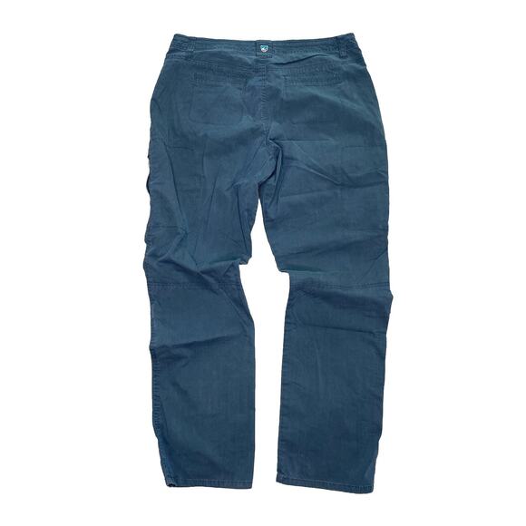 Kuhl Pants Womens 14 Gray Cargo Pockets Stretch Lightweight Adjustable Hiking - Picture 3 of 10